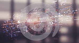 Knowledge Transfer: Futuristic Digital Interface