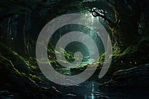 Knowledgeable Forest druid. Generate Ai