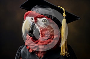 Knowledgeable Graduate parrot school. Generate Ai