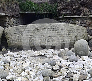 Knowth entrance stone