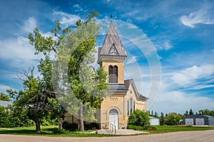 Knox United Church in Abernethy, SK