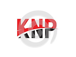 KNP Letter Initial Logo Design Vector Illustration