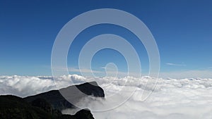 Knuckels mountain range in Sri Lanka photo