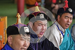 Knucklebone shooting in Ulaanbaatar, Mongolia