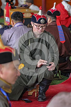 Knucklebone shooting in Ulaanbaatar, Mongolia