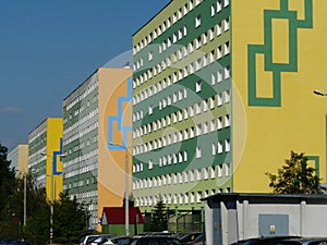KNUROW SZCZYGLOWICE,SILESIA,POLAND-Housing Estate 20 Years,towers in Alei Piastow