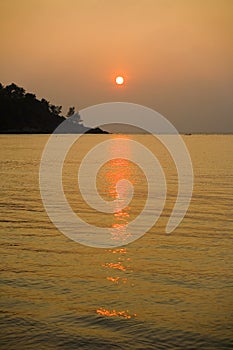 Ko Pha Ngan island sunset photo