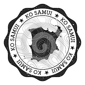 Ko Samui outdoor stamp.