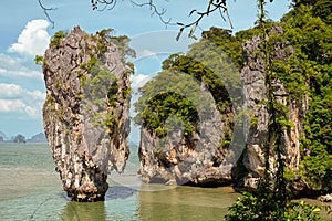 Ko Tapu rock on James Bond Island, Phang Nga Bay, Thailand