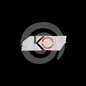 KO Text Logo Design