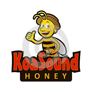 Koa Sound honey illustration vector photo