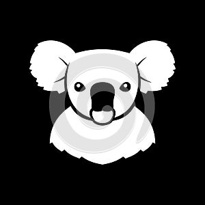 Koala Bear Sign Logo. Vector