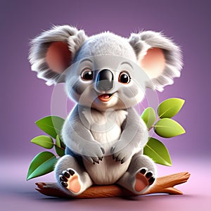 Koala Joey Loveliness: 3D Rendering Delight