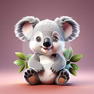 Koala Joey Loveliness: 3D Rendering Delight