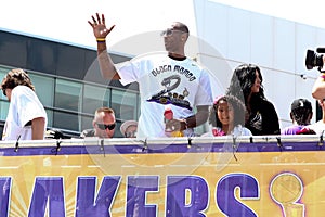 Kobe at Laker Parade