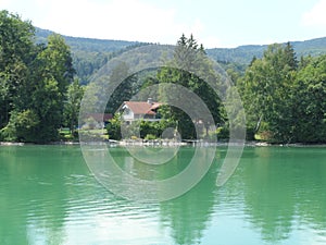 Kochelsee summer view on the lake