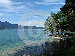 Kochelsee summer view on the lake