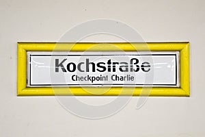 Kochstrasse checkpoint charlie, Berlin Germany photo