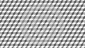 Geometric seamless pattern 3d cubes abstract background