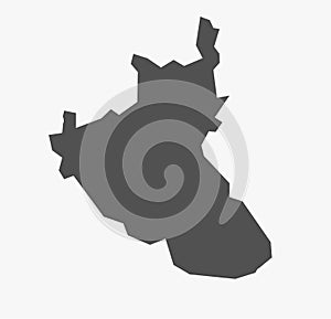 Kodagu District map Karnataka State India