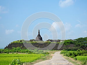 The Koe-thaung Temple in Mrauk U, Myanmar