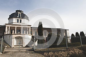 Koenig Albert Bad building in Lobau