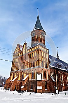 Koenigsberg Cathedral - Gothic temple of the 14th century photo