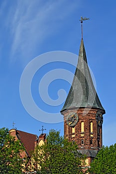 Koenigsberg Cathedral, symbol of Kaliningrad. Russia