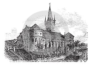 Koenigsberg Cathedral vintage engraving photo