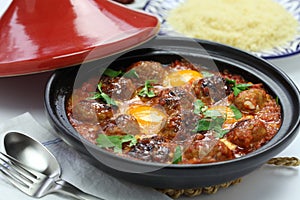 Kofta tajine, kefta tagine, moroccan cuisine