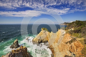 The Koganezaki Cape on the Izu Peninsula, Japan