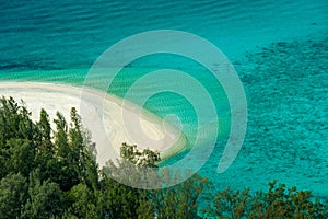 KOH ADANG : Viewpoint Chado cliff on Koh Adung, Satun Thailand photo