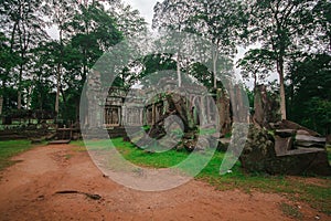 Koh Ker, an ancient castle which is the territory of the past