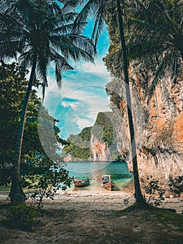 Koh Lao Lading paradise beach, island in the Andaman Sea between Phuket and Krabi Thailand photo