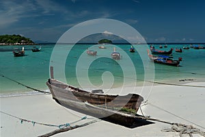 Tour boats. Koh Lipe Island - Thailand photo