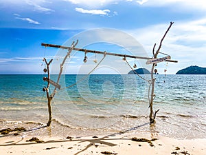 Koh Mak tropical island and its paradise beach near koh Chang, Trat, Thailand