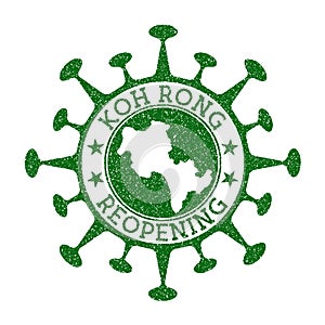 Koh Rong Reopening Stamp.