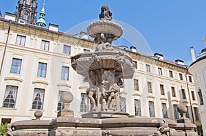 Kohl Fountain at the Castle of Prague