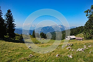 Kohler Alm mountain hut near Inzell