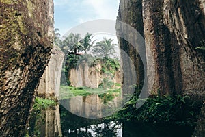 Koja Cliffs in Tangerang, Banten, Indonesia