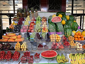 Kok Bazar, literally Green Bazar, located in Almaty, Kazakhstan