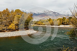 Kokemeren river, Kyrgyzstan photo