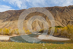 Kokemeren river, Kyzyl-Oi, Kyrgyzstan