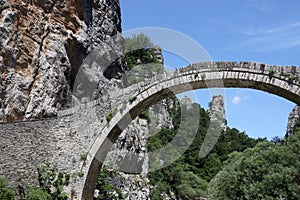 Kokkori old stone bridge Zagoria Epirus