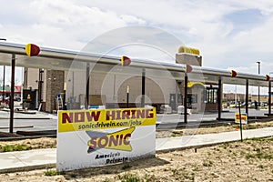 Kokomo - Circa April 2017: Sonic Drive-In Fast Food Location Under Construction. Sonic is a Drive-In Restaurant Chain V