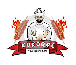 Kokorec vector logo design