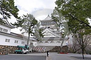 Kokura Castle is a Japanese castle in Kitakyushu, in Fukuoka Prefecture, Japan.