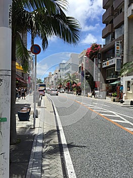 Kokusai dori, Naha, Okinawa, Japan, shopping street, international street
