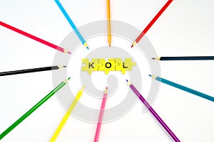 Kol is an abbreviation of a key opinion leader, an influence concept isolated