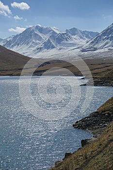 Kol Ukok Lake in Kyrgyzstan